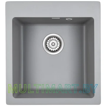 Кухонная мойка Paulmark PM104651-GRM (серый металлик)